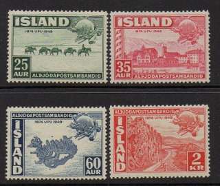 Iceland 1949 UPU VF MLH (253 6)  