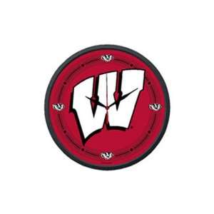  Wisconsin Badgers NCAA Round Wall Clock