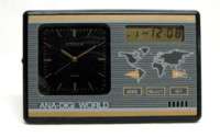 NEW Vintage Citizen World Time Ana Digi Travel Clock  