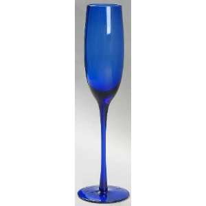  Artland Crystal Midnight Blue Fluted Champagne, Crystal 