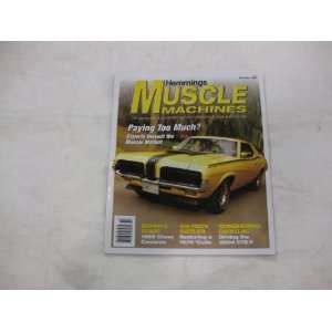  Hemmings Muscle Machines October 2004 Vol 2 Issue 1 Toys 