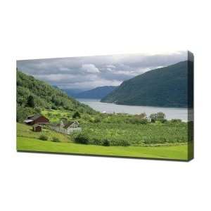 Urnes Sognefjord Norway   Canvas Art   Framed Size 40x60   Ready To 