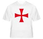 Knights Templar Cross Ancient Symbol T Shirt