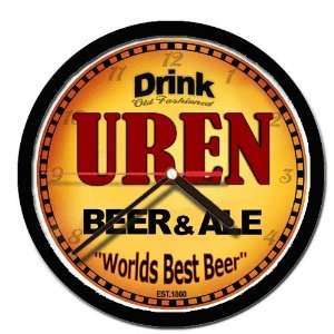  UREN beer and ale cerveza wall clock 