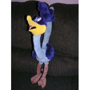 Looney Tunes 21 Plush Bendable Poseable Road Runner Doll from Warner 