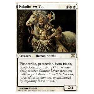    the Gathering   Paladin en Vec   Tenth Edition   Foil Toys & Games