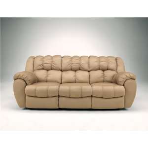    Eli Mocha Reclining Sofa by Ashley Furniture