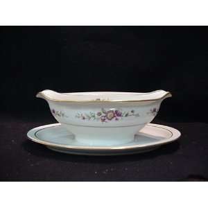  NORITAKE GRAVY W/ATTACHED ASIAN SONG UNDERPLATE 