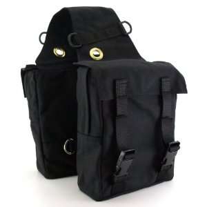    Black Padded and Lined Dry Ride Saddle Bags