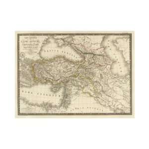 Asie Mineure, Armenie, Syrie, Mesopotamie, Caucase, c.1822 Giclee 