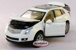 New Cadillac 132 SRX Alloy Diecast Model Car With Sound&Light White 