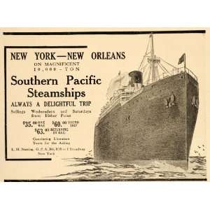   Steamships Cruises Momus Ship   Original Print Ad