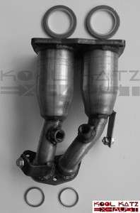 00 01 02 NISSAN SENTRA 1.8L ,DUAL FRONT CATALYTIC CONVERTER DIRECT FIT 