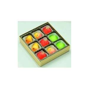 Assorted Marzipan Fruit   9 Pieces (4 oz)  Grocery 