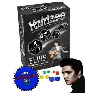  Elvis Yahtzee w/ Free Graceland Dice Pack Toys & Games