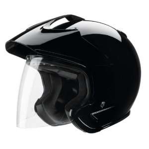 Parts Unlimited Ace Transit Helmet, Black, Size XS, Helmet Type Open 
