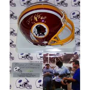  Robert Griffin Autographed/Hand Signed Redskins Mini 