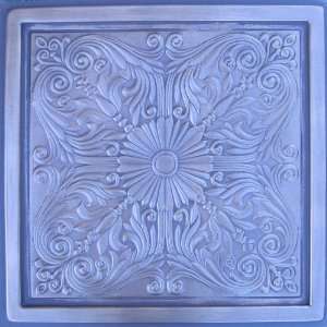 Astana Antique Silver Chocolate (24x24 Pvc) Ceiling Tile  