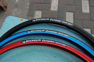 New 2pcs MICHELIN Dynamic Sport Road Bike Tires 700x23C BLUE C199 
