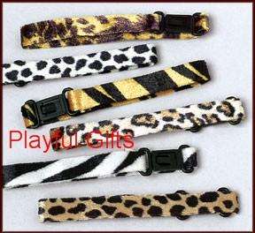 12 Animal Print Party Favor Bracelets  