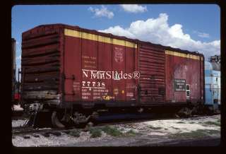 Original Slide Freight NdeM Nacionales de Mexico 40 Box 77738 In 2000 