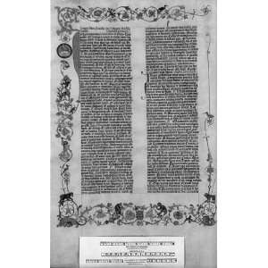  Manuscripts,Bible,Latin,c1452,Giant Bible of Mainz