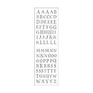  Mrs. Grossmans Stickers Decorative Alphabet; 6 Items 