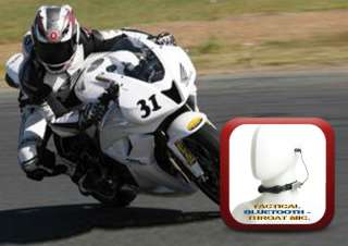   Bluetooth Throat Mic for IPhone Motorcycles (No Inside Helmet) Bike