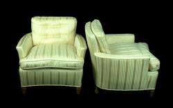   Mid Century Vintage Upholstered Lounge Tub Chairs Armchairs  