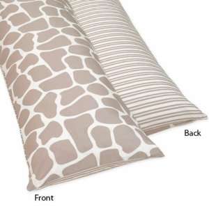  Giraffe Full Length Body Pillow Case by JoJo Designs Beige 