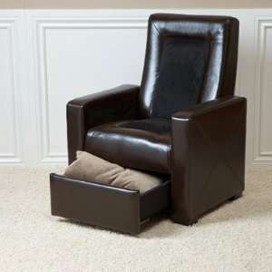  Entertainment Storage Chair in Brown Furniture & Decor