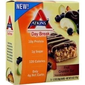  Atkins Day Break Fruit Crumble Bar (Pack Of 15) Health 