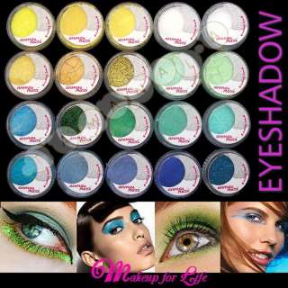 NEW 20 Glitter Sheet Mineral Eye shadow Pro Make up #6  