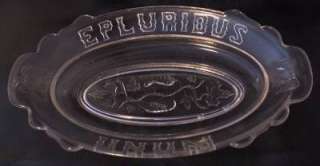 Pluribus Unum EAPG Early American Glass Eagle Bowl  