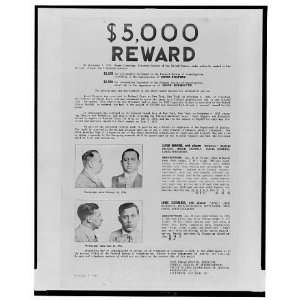   poster,Jacob Shapiro,Louis Buchalter,1937,reward