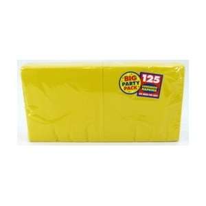  Party Supplies napkin lunch sun yellow 2 ply 125 ct Toys 
