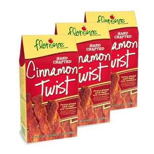 Florence French Cinnammon Twists, All natural, Handmade, Glazed with 