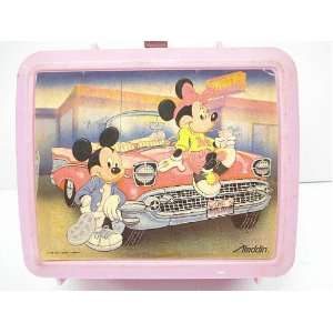  Mickey & Minnie Mouse at the Drive in Diner Plastic Lunch 