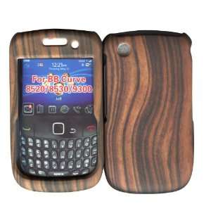  Dark Wood Pattern Blackberry Curve 8520/8530/ 3G, 9300 