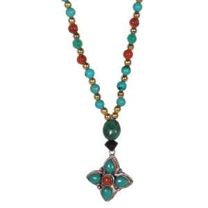  Star Mandala Necklace Naga Land Tibet Sacred Stones Amulet 