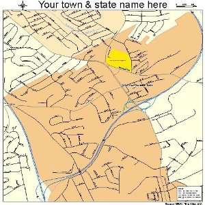  Street & Road Map of Tyler Run Queens Gate, Pennsylvania 
