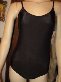 NWT Barbara Ellen Ballet Camisole Black Leotard 365 L  