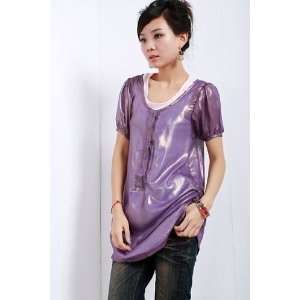    BRAND NEW STYLE WOMANS CASUAL DRESS (PURPLE) 