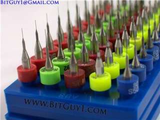 50 Piece Solid Carbide Micro Drill Bit Set Jewelry_S1A  