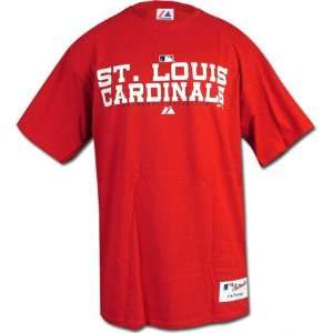  St Louis Cardinals Authentic Collection Stack T Shirt 