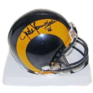  Jack Youngblood Autographed LA Rams Mini Helmet Sports 