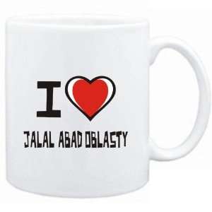 Mug White I love Jalal Abad Oblasty  Cities  Sports 