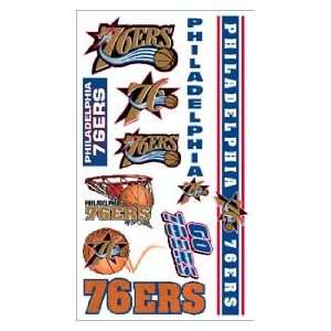 Philadelphia 76ers Tattoo Sheet ** 