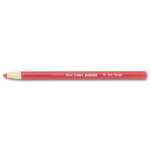  Red China Markers   12 Pack