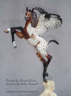   Model Horse Cantrell Resin Baby Seunta Appaloosa Pegasus Foal  